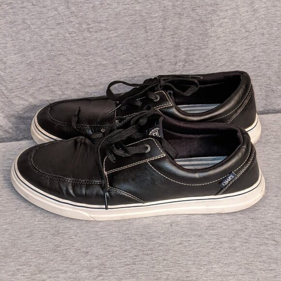 Men's Chaps Black Casual Lace-up Sneakers Shoes Size 12 - Picture 2 of 7